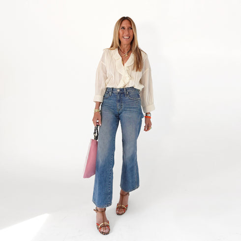 Imperfect heart pink clutch in cotton - Shop women’s cute wristlet purse by Kerri Rosenthal.