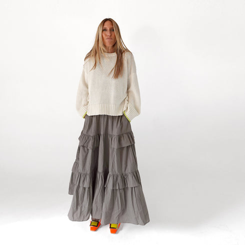 Athena midi dress with ruffles - Shop women's cute ruffled midi dresses by Kerri Rosenthal.