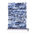 High quality indigo blue word of the day eco friendly wallpaper by Kerri Rosenthal - designer wall paper