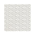 Mykonos Mini grey white cotton and oyster linen fabric - Kerri Rosenthal