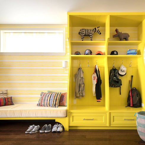 Stripe on Stripe Sunshine Wallpaper