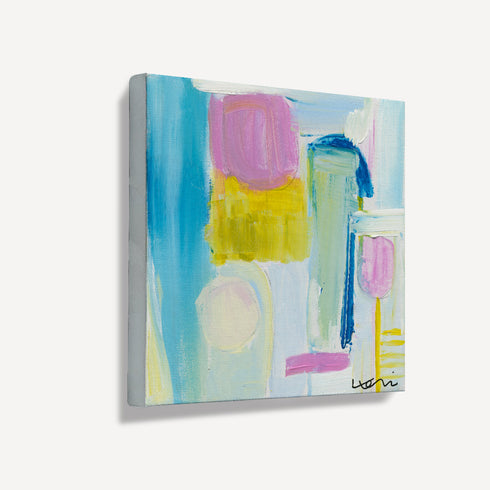 Salt water taffy colorful wall art print - Unique artwork for living room wall decor by Kerri Rosenthal