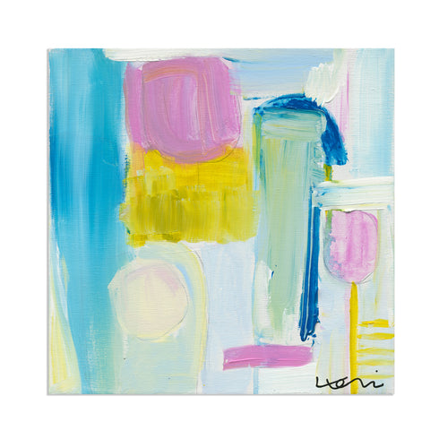 Salt water taffy colorful wall art print - Unique artwork for living room wall decor by Kerri Rosenthal