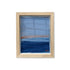 Santorini Sunset Oak Shadow Box Art by Kerri Rosenthal - Unique artwork for living room wall decor