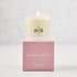 Hudson Grace Savannah Scented 3-Wick Candle in a large 24oz heavyweight glass vessel with gift box, featuring magnolia and citrus fragrance notes, hand-poured in the USA. Available at Kerri Rosenthal.