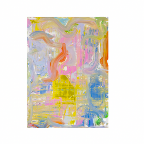 New Tomorrow Original Painting inspired home interiors for modern living spaces by Kerri Rosenthal