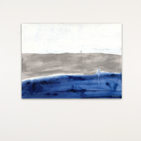 Seaside Original Painting inspired home interiors for modern living spaces by Kerri Rosenthal