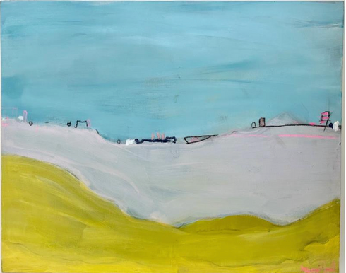 Pixie Land Original Painting by Kerri Rosenthal