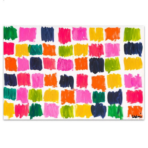 Color My Universe Original Painting inspired home interiors for modern living spaces by Kerri Rosenthal