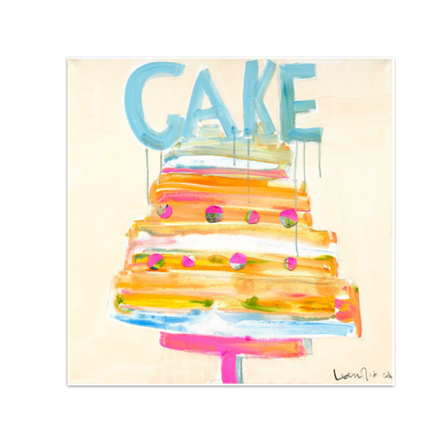 Sweet Cake Original Painting inspired home interiors for modern living spaces by Kerri Rosenthal