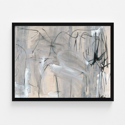 Follow You Love Art Print by Kerri Rosenthal - Unique artwork for living room wall decor