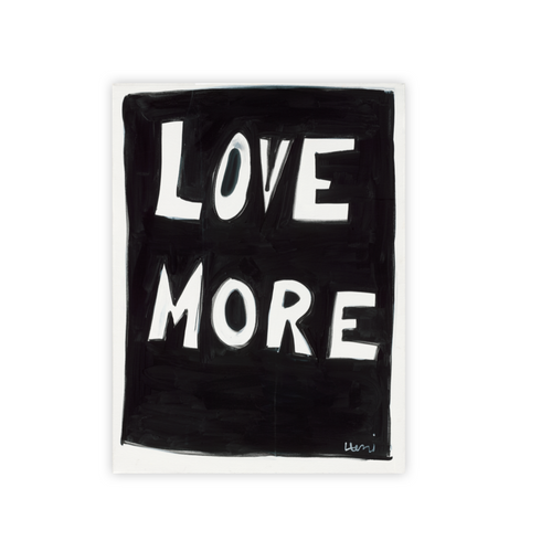 The Power of Love wall word art original artwork inspired home interiors by Kerri Rosenthal