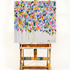 The Happy Yes Original Painting perfect for modern living spaces by Kerri Rosenthal