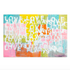 Love Always Love wall word art original artwork inspired home interior for modern living spaces by Kerri Rosenthal