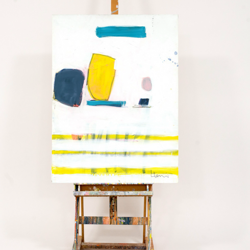 Strolling Original Painting inspired home interiors for modern living spaces by Kerri Rosenthal