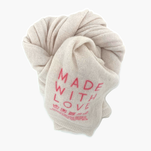 KR 100% featherweight cashmere wrap scarf all white - designer fashion wraps scarves by Kerri Rosenthal