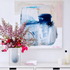 Colorful Jacques Art Print Artwork by Kerri Rosenthal for living room wall decor