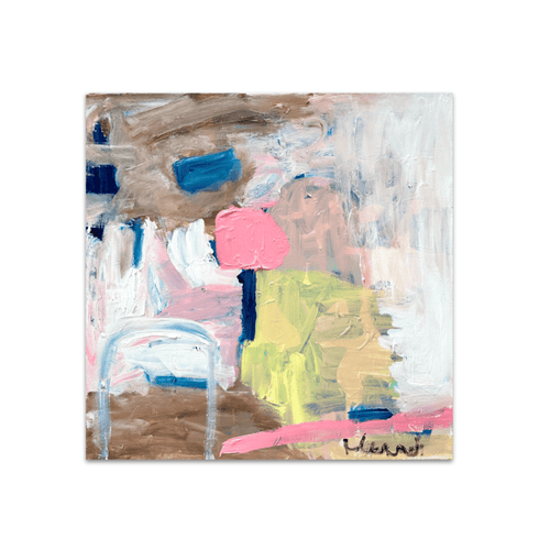 Love Nest original painting inspired home interiors for modern living spaces by Kerri Rosenthal