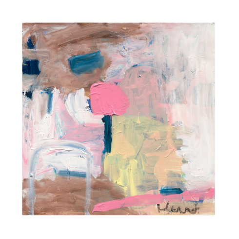 Love Nest colorful art print by Kerri Rosenthal - Unique artwork for living room wall decor