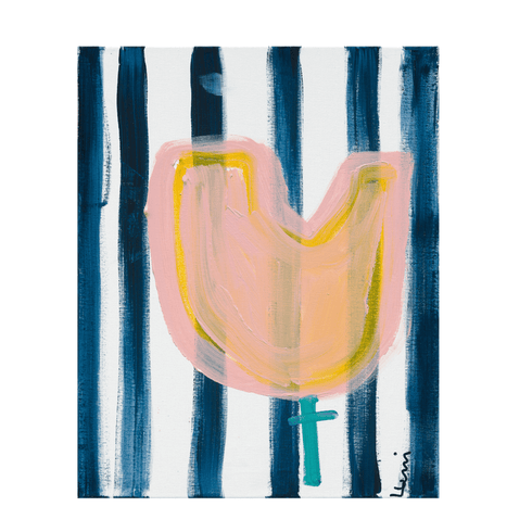 Tulip For You art print by Kerri Rosenthal - Unique artwork for living room wall decor