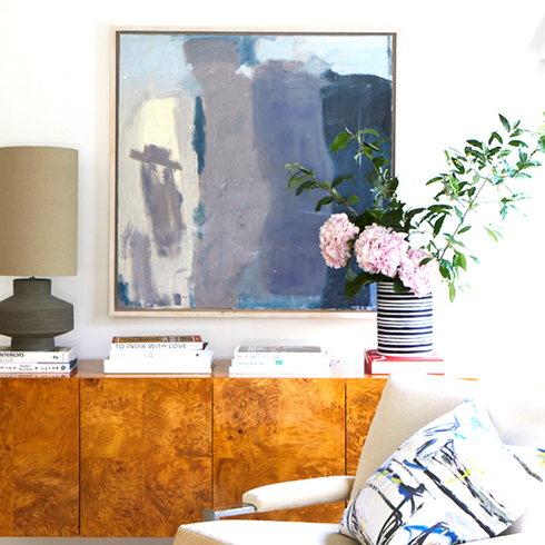 Showtime Original Wall colorful art print by Kerri Rosenthal - Unique artwork for living room wall decor