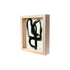 Scribble Study Framed Shelf black white art by Kerri Rosenthal - Unique artwork for living room wall decor