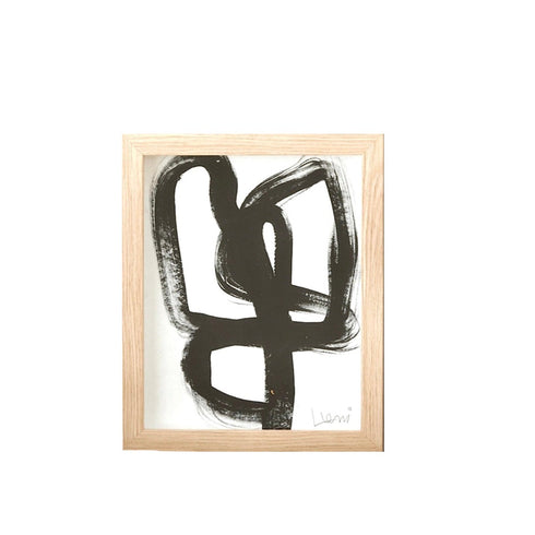 Scribble Study Shadow Box Art