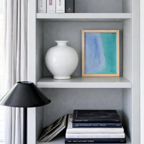 Color Note 2 Oak Shadow Box Art