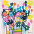 She Wears Flowers In Her Hair Art Print