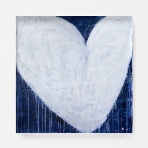 She Will Be Loved Drippy Heart Art Print