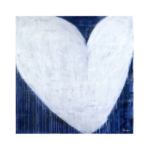 She Will Be Loved Drippy Heart Art Print