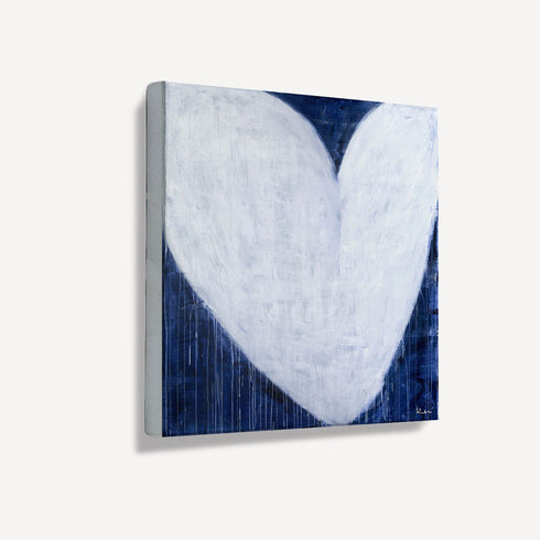 She Will Be Loved Drippy Heart Art Print