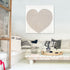 Simple Kinda Love beige art print by Kerri Rosenthal - Unique artwork for living room wall decor