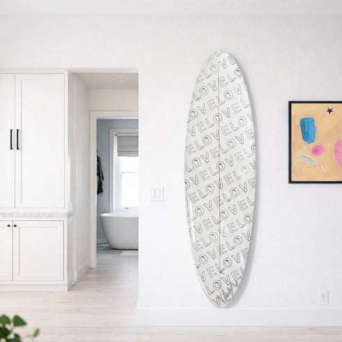 Sketch in Love Surfboard Black