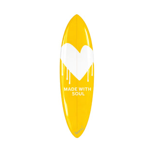 SoulCycle x KR Imperfect Heart Made With Soul Surfboard