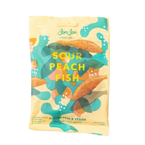 Sour Peach Fish - Swedish Candy 5.2oz (150g)