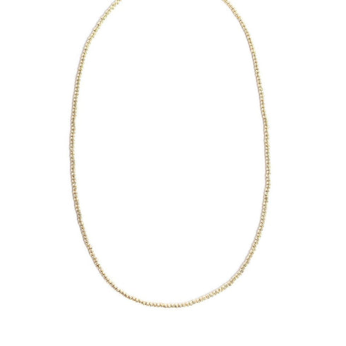 Spark yellow gold with diamond-cut beads necklace - Shop women's necklace by Kerri Rosenthal.
