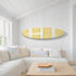 Stripe On Stripe Sunshine Surfboard