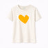 Suke Imperfect white heart tee shirt in 100% cotton - Shop women's cute graphic tees by Kerri Rosenthal