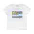 White painted graphic tee - Cute womens tees by Kerri Rosenthal