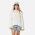 Summer white sweater pullover in silk linen blend with heart appliqué - Shop women's cute sweaters by Kerri Rosenthal