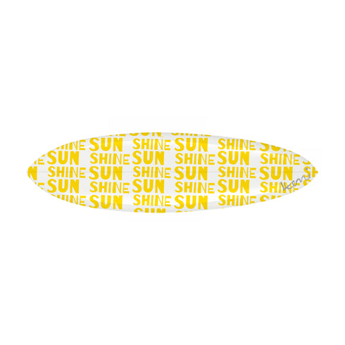 Sunshine Yellow Surfboard