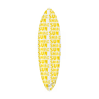 Sunshine Yellow Surfboard