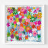 Super bloom multicolor wall art print artwork - Perfect for living room wall artwork by Kerri Rosenthal
