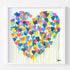 Super Duper Kind Of Love colorful art print by Kerri Rosenthal - Unique artwork for living room wall decor