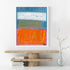 Time and Time Again colorful art print by Kerri Rosenthal - Unique artwork for living room wall decor