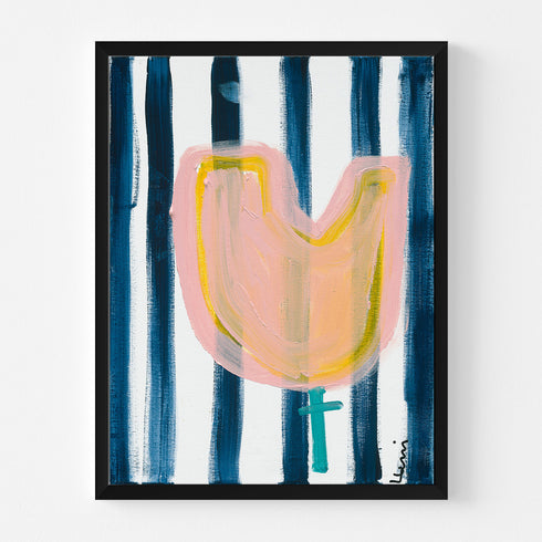 Tulip For You art print by Kerri Rosenthal - Unique artwork for living room wall decor