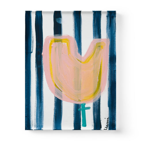 Tulip For You art print by Kerri Rosenthal - Unique artwork for living room wall decor