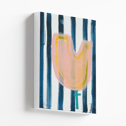 Tulip For You art print by Kerri Rosenthal - Unique artwork for living room wall decor