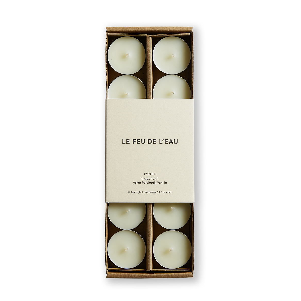 Scented Tea Light Candles Le Feu De L'eau KERRI ROSENTHAL